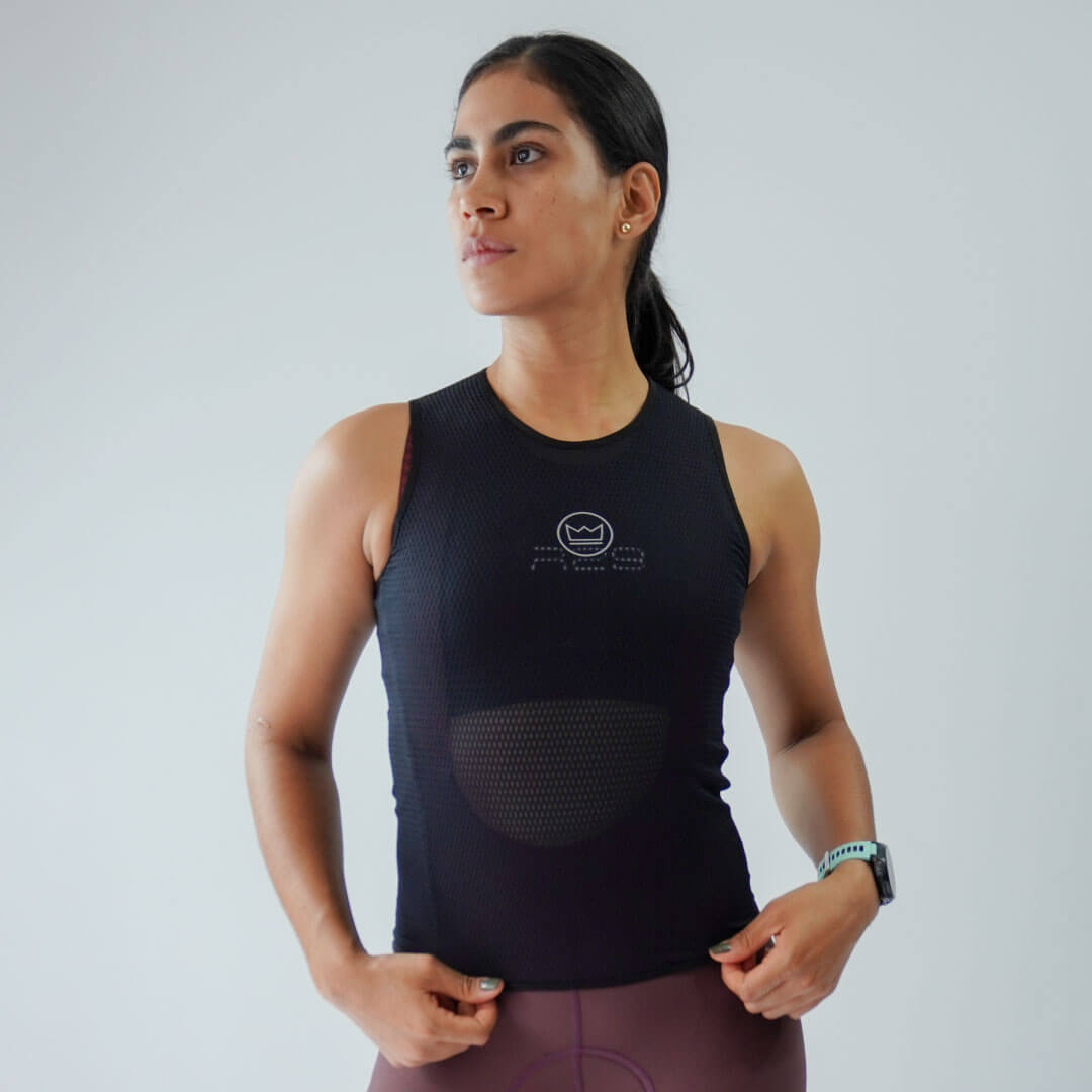 Camisilla-interna-de-ciclismo-Mujer-Negro-1