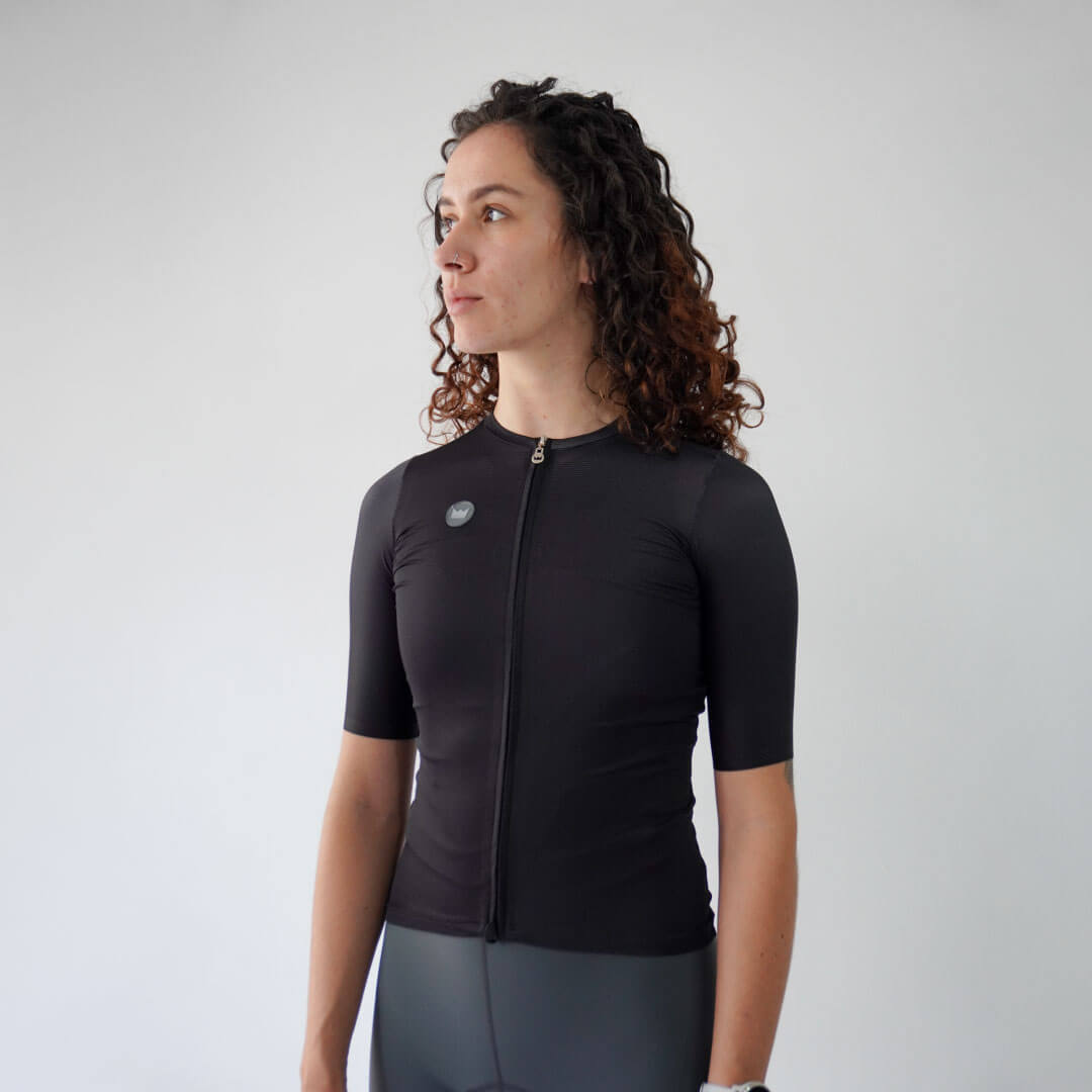 Jersey-de-ciclismo-Mujer-Elemental-Negro-1